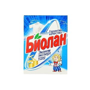 картинка Порошок Биолан 350г Эконом  ручная стирка （011261） 1/24 俄 - магазин "Юлия"