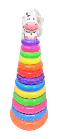 картинка Игрушка "Пирамида" 13 колец  ML-L035-13E/1789881  13 1/48 - магазин "Юлия"